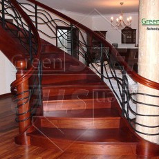 Schody Gięte –  Drewniane schody gięte klasyczne i nowoczesne